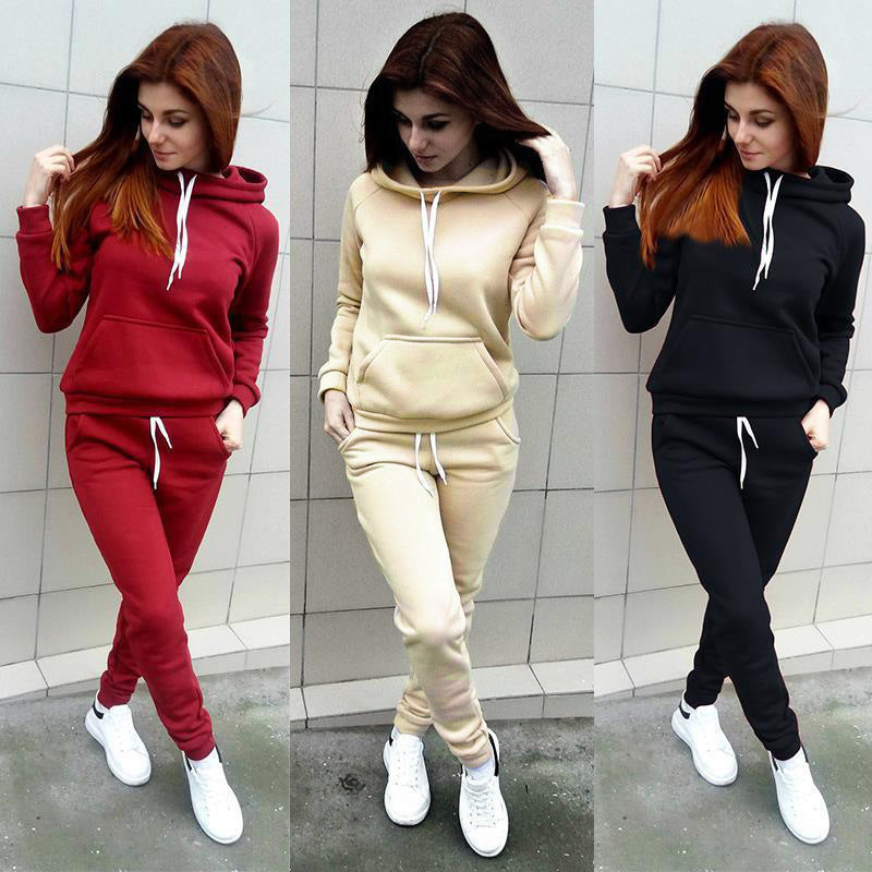 Hooded sweater suit