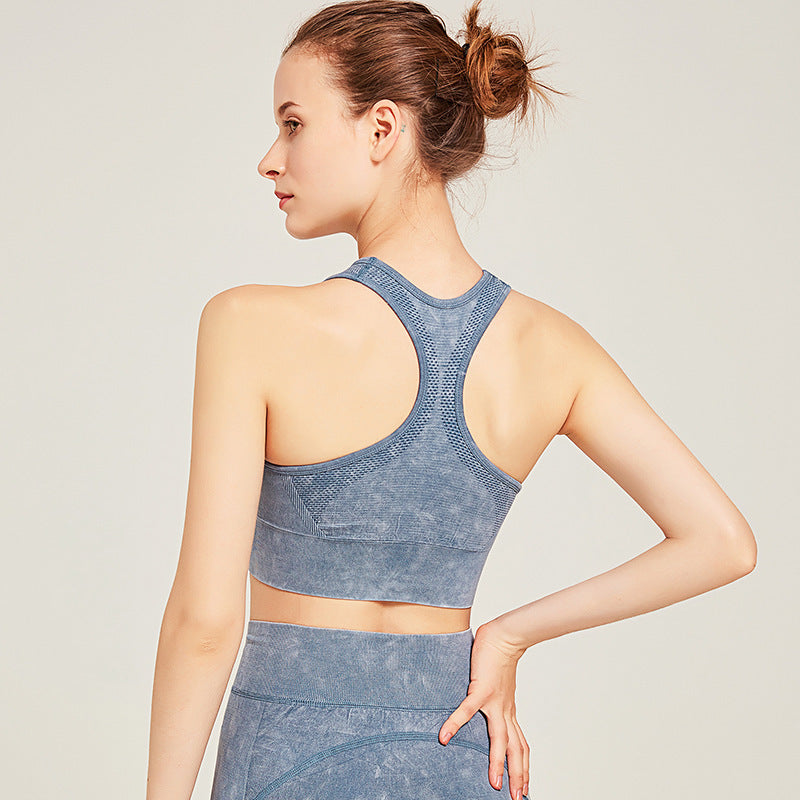 Seamless Sports Bra Running Shockproof Vest Women's Sports Underwear Yoga Wear