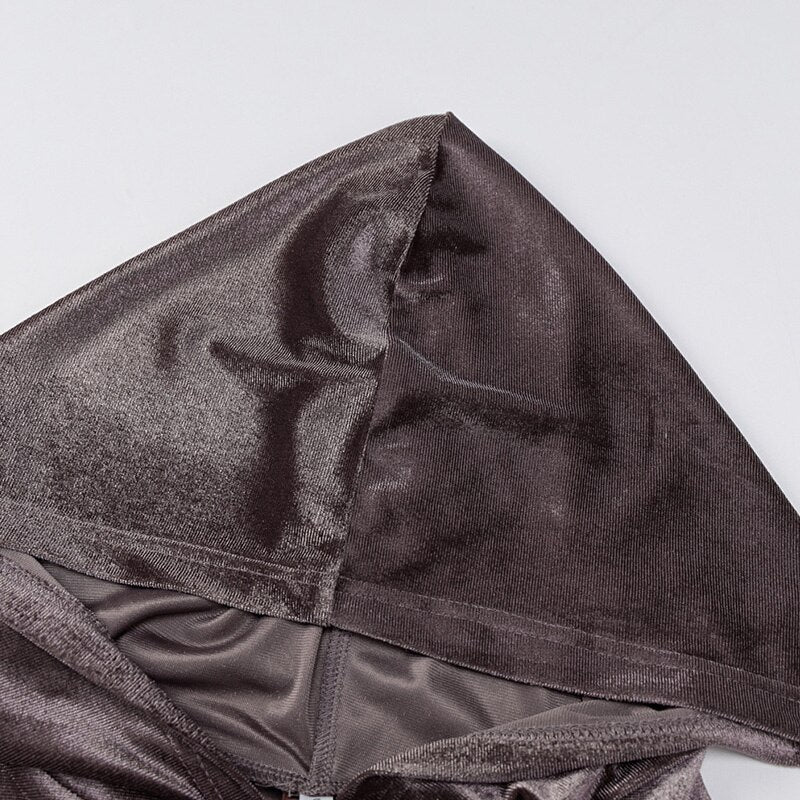 casual fleece hooded suit